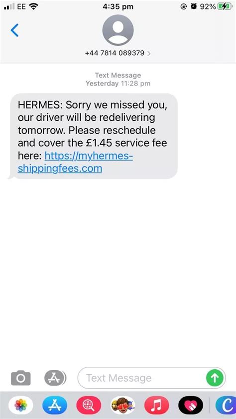 hermes check-online-reschedule|Is hermes.check.